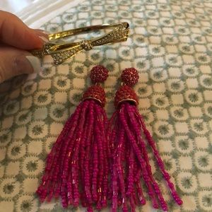 Bracelet and earrings